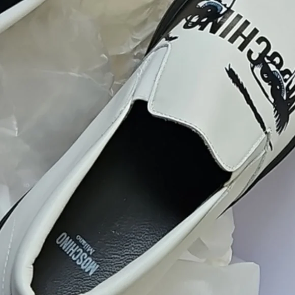 Moschino Shoes Slip On Sz 36 Us 6 Unique Crying Couture Jerry Scott N/box Women - Picture 2 of 6